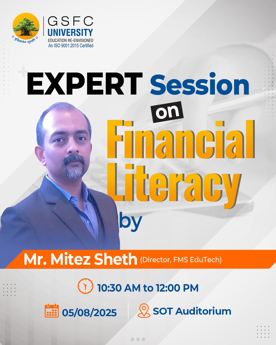 Expert session on Financial Literacy